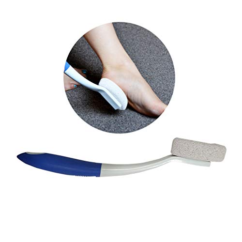 Healifty Pumice Stone Lava Pedicure Tools Long Handle Hard Skin Remover for H...