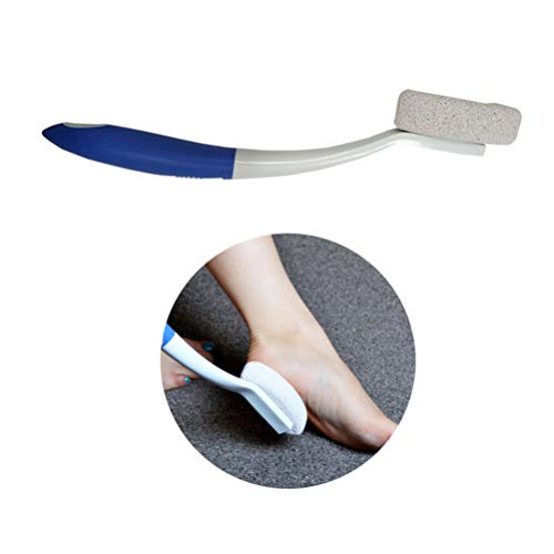 Healifty Pumice Stone Lava Pedicure Tools Long Handle Hard Skin Remover for H...