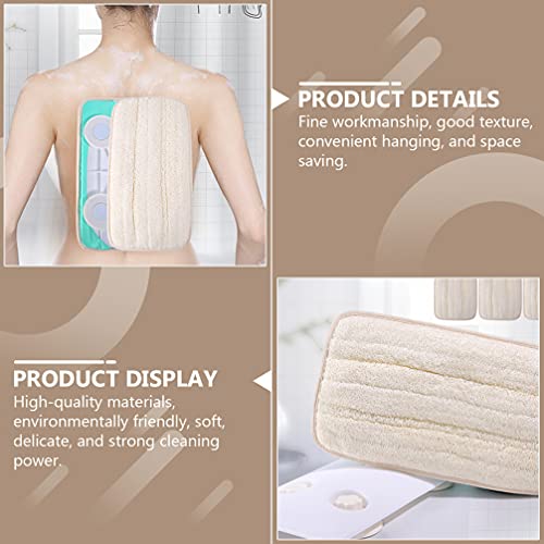 Healifty Shower Back Scrubber Wall- Mounted Exfoliating Back Scrubber Body Sc...
