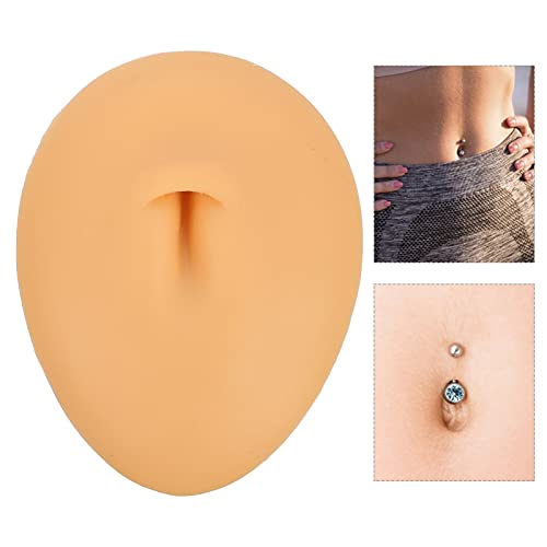 Healifty Silicone Body Part Model Piercing Navel Model Soft Silicone Display ...