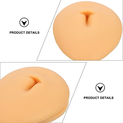 Healifty Silicone Body Part Model Piercing Navel Model Soft Silicone Display ...