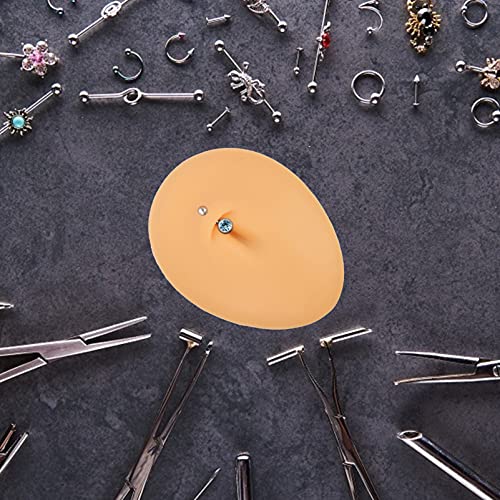 Healifty Silicone Body Part Model Piercing Navel Model Soft Silicone Display ...
