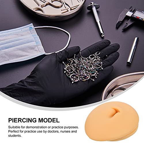 Healifty Silicone Body Part Model Piercing Navel Model Soft Silicone Display ...