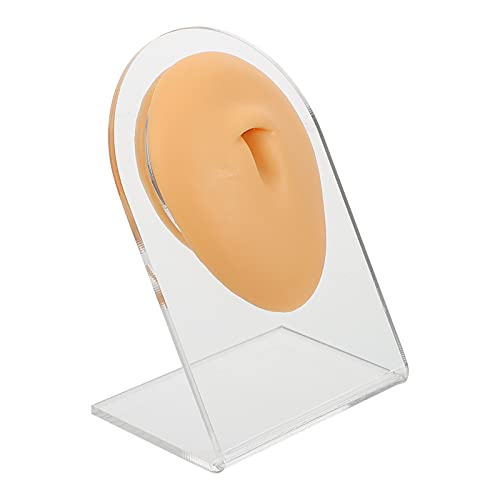 Healifty Silicone Body Part Model Piercing Navel Model Soft Silicone Display ...