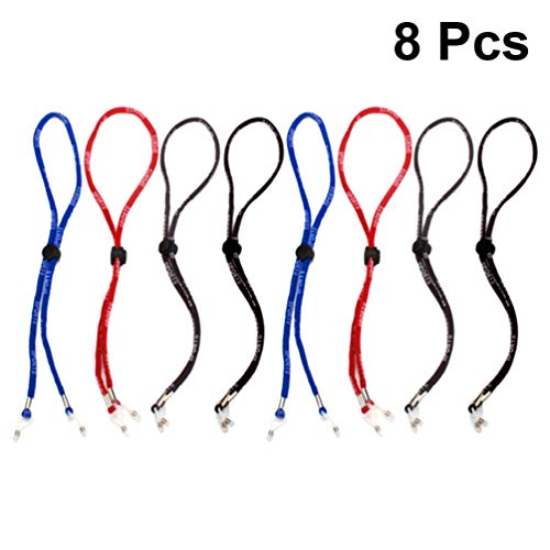 Healifty Sports Eyeglass Straps Adjustable Eyeglass Holder Chains Eyewear Ret...