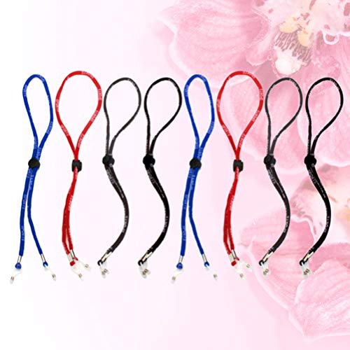 Healifty Sports Eyeglass Straps Adjustable Eyeglass Holder Chains Eyewear Ret...