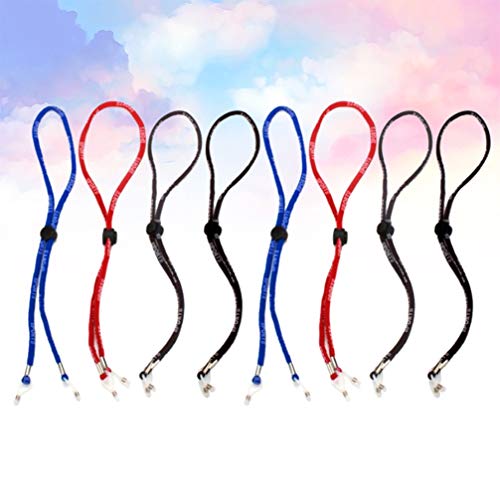 Healifty Sports Eyeglass Straps Adjustable Eyeglass Holder Chains Eyewear Ret...