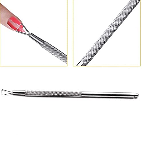 Gel Nail Polish Remover Toolnail Cuticle Pusher Double Head 12.5CM Manicure T...