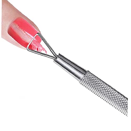 Gel Nail Polish Remover Toolnail Cuticle Pusher Double Head 12.5CM Manicure T...