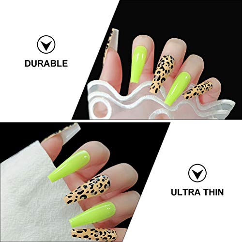 24pcs Fashion Long Fake Nails Full Cover False Nails Party Fake Nails for Wom...