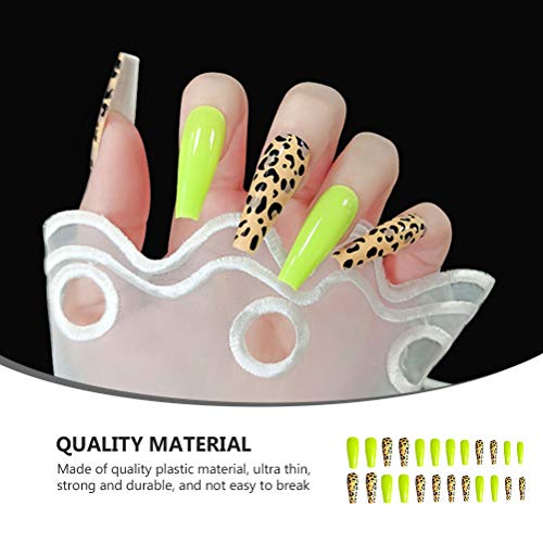 24pcs Fashion Long Fake Nails Full Cover False Nails Party Fake Nails for Wom...