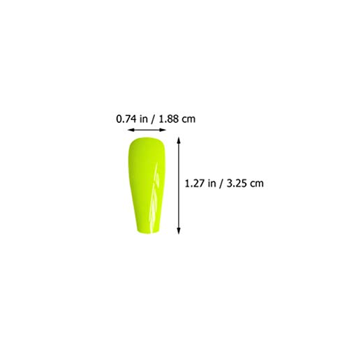 24pcs Fashion Long Fake Nails Full Cover False Nails Party Fake Nails for Wom...