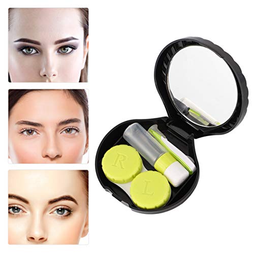 HEALLILY 2pcs Mini Contact Lens Case Travel Box Holder Storage Container with...