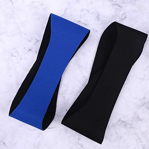 HEALLILY 2pcs Swimming Headband Adjustable Swim Ear Protection Band Neoprene ...
