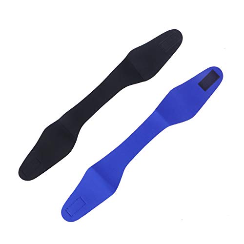 HEALLILY 2pcs Swimming Headband Adjustable Swim Ear Protection Band Neoprene ...