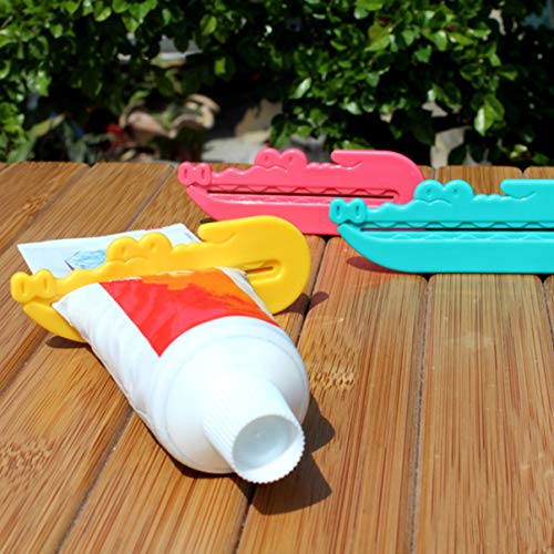 HEALLILY 3Pcs Rotate Toothpaste Dispenser Toothpaste Tube Rolling Squeezers T...
