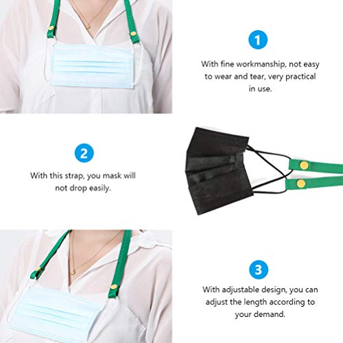 HEALLILY 5pcs Anti-Lost Face Cover Holder Lanyard Sunglass Holder Strap Eyegl...