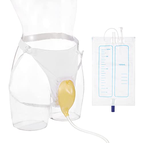 HEALLILY Female Urine Bag Urinal Collector Anti Allergic Medical Liquid Urine...