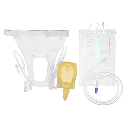HEALLILY Female Urine Bag Urinal Collector Anti Allergic Medical Liquid Urine...