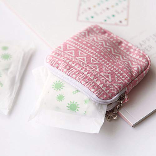 HEALLILY Nursing Pad Holder,Sanitary Pad Bag, Sanitary Napkin Storage Bag WIt...