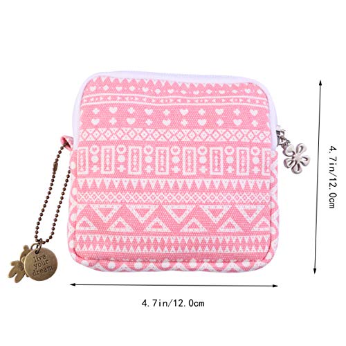 HEALLILY Nursing Pad Holder,Sanitary Pad Bag, Sanitary Napkin Storage Bag WIt...