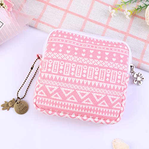 HEALLILY Nursing Pad Holder,Sanitary Pad Bag, Sanitary Napkin Storage Bag WIt...