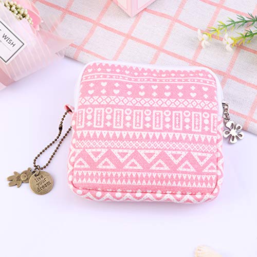 HEALLILY Nursing Pad Holder,Sanitary Pad Bag, Sanitary Napkin Storage Bag WIt...