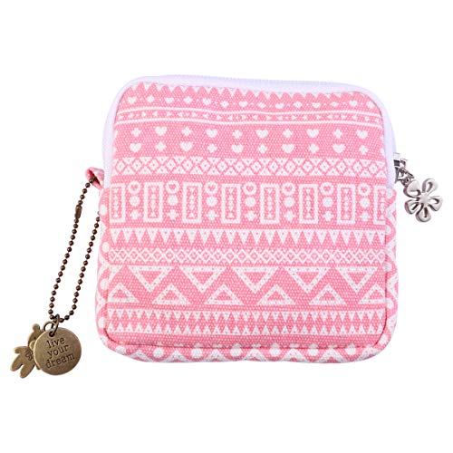 HEALLILY Nursing Pad Holder,Sanitary Pad Bag, Sanitary Napkin Storage Bag WIt...