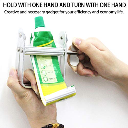 HEALLILY Toothpaste Tube Squeezer Metal Toothpaste Squeezer Dispenser Rollers...