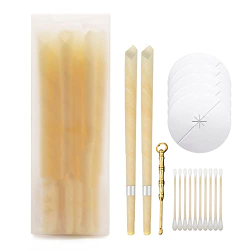 10 Pack Beeswax Ear Candles with Ear Spoon, Ear Wax Removal Candles, Ear Wax ...