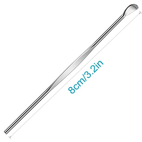 10pcs Sliver Metal Ear Cleaner Ear Pick Ear Spoon Earwax Curette Remover Earp...