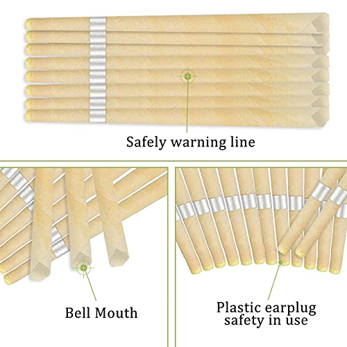 Beeswax Ear Candles Ear Wax Removal Candles, Set of 10/20/40 Natural Ear Wax ...