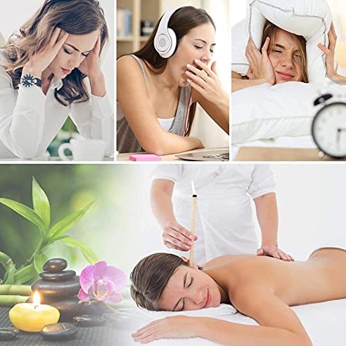 Beeswax Ear Candles Ear Wax Removal, Set of 24 Ear Wax Candles for Ear Candli...