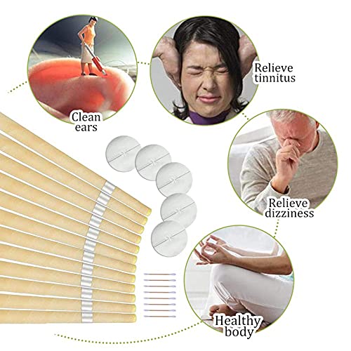 Ear Candles Ear Wax Removal Candles, Set of 10/20/40 Beeswax Ear Wax Candles ...