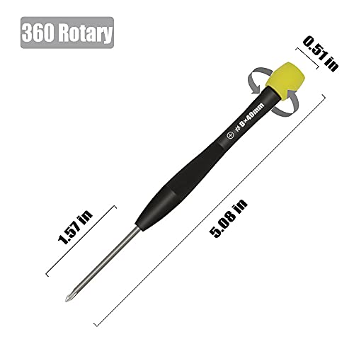 Eyeglass Repair Kit, YAUENDE Eyeglasses Screwdriver Set with Eyeglass Screws,...