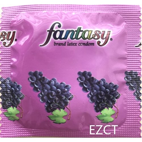 Fantasy Flavored Condoms Pack 12 Condoms : variety of flavors such as VANILLA...