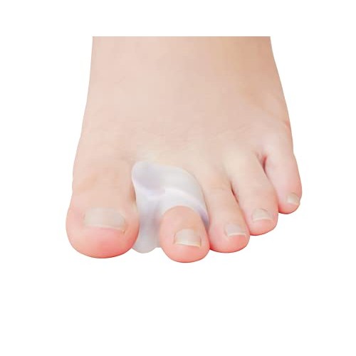 Menody Pack of 12 Gel Toe Separator, Big Toe Spacers, Single Loop Toe Spreade...