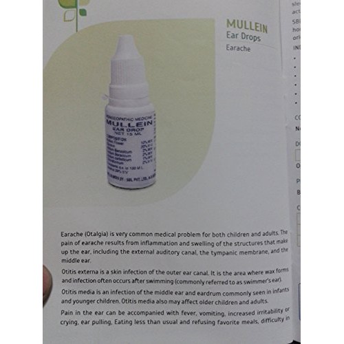 Mullein Ear Drops Ear Infections Earache