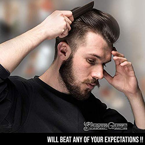 Natural Complete Care Beard Grooming Kit for Men– Brush Set- Hair Cutting Bar...