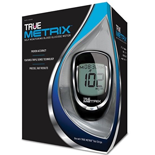 OWell TrueMetrix Blood Glucose Testing Kit. Includes: Meter, 10 Test Strips, ...