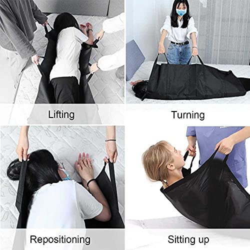 Positioning Bed Pad with Handles for Turning Lifting Sliding, Positioning Pad...