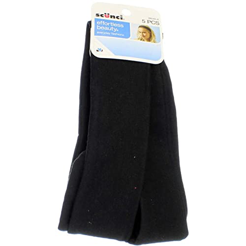 Scunci Beauty Intlck Head Size 5pk Scunci Effortless Beauty Basic Interlock H...