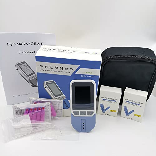 Healthcaretuye 5 in 1 Lipid Test Meter Cholesterol Meter Analyzer HDL LDL Tri...