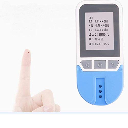 Healthcaretuye 5 in 1 Lipid Test Meter Cholesterol Meter Analyzer HDL LDL Tri...