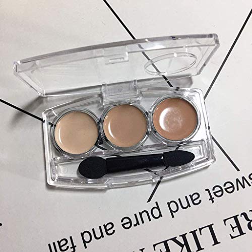 Healthcom 10 Pcs Clear Empty Eyeshadow Palette Plastic Eyeshadow Storage Box ...
