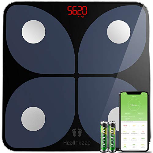 Scales for Body Weight Healthkeep Bathroom Scale Smart Wireless Digital Scale...