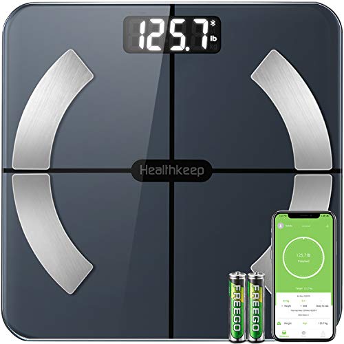 Scales for Body Weight Healthkeep Bathroom Scale Smart Wireless Digital Scale...