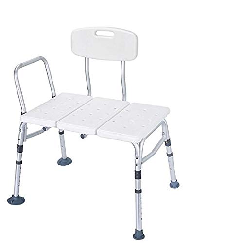 HEALTHLINE Heavy Duty Bariatric Tub Transfer Bench, Medical Bath Shower Bench...