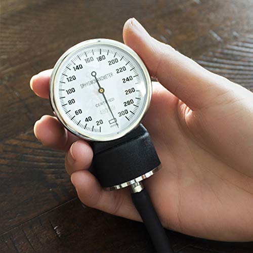 HealthSmart Manual Blood Pressure Monitor for Adult Upper Arm, Standard Cuff ...