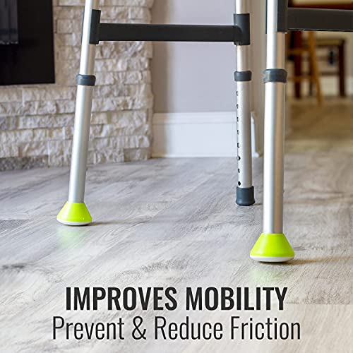 HealthSmart Walker Glides, Walker Caps or Walker Pads also for Rollators, Uni...